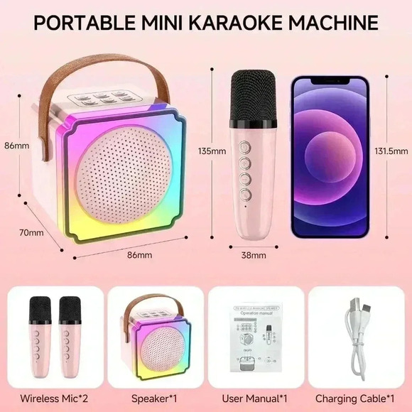 NWT- Mini Karoake Machine - Picture 7 of 7